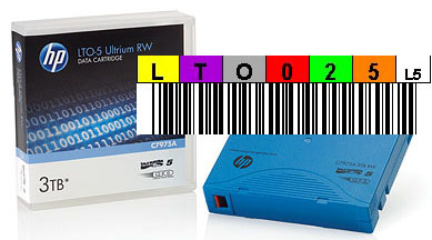 LTO Tape with Label